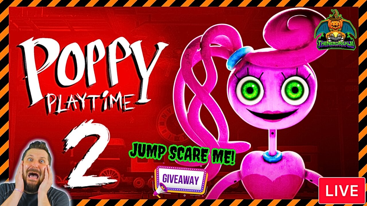 Poppy Playtime 2 | Jump Scare Alerts On! | Giveaways | Scare Me & Win! | 1st Time Playing