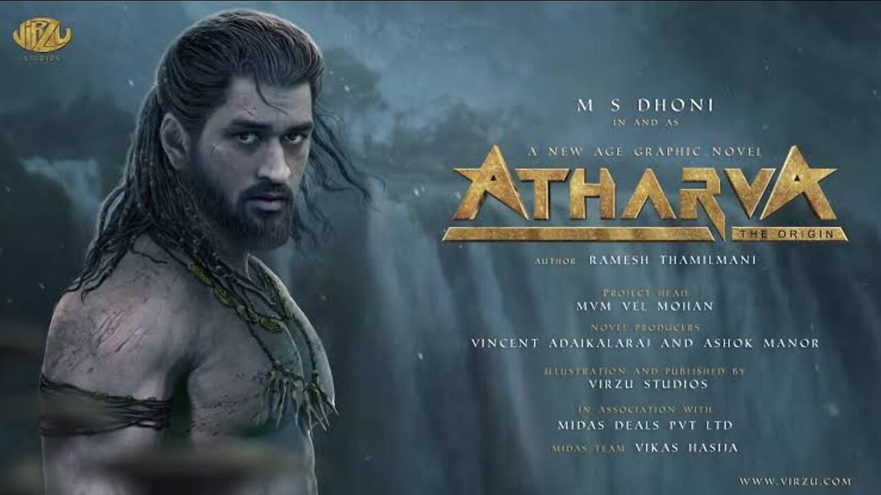 Atharva - The Origin (A New Age Graphic Novel) official Book launch trailer featuring MS Dhoni