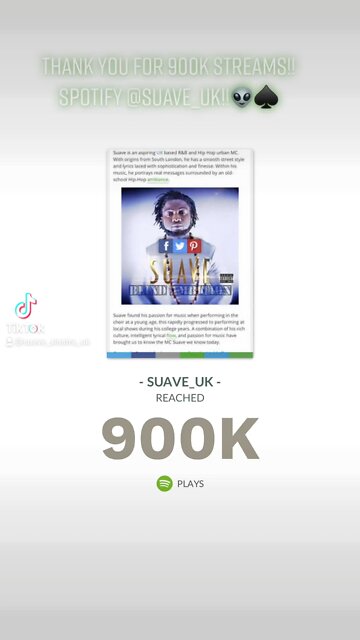 Spotify @Suave_uk