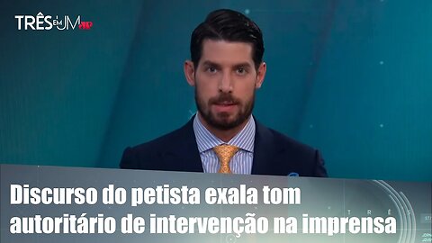 Marco Antônio Costa: Abordagem de Lula sobre regulamentação da mídia devia facilitar voto do eleitor