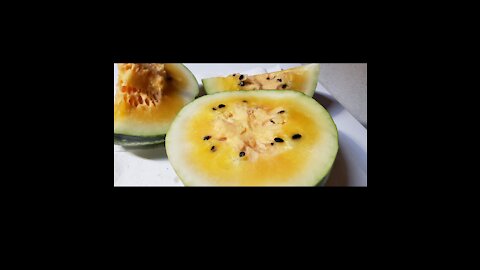 Yellow watermelons