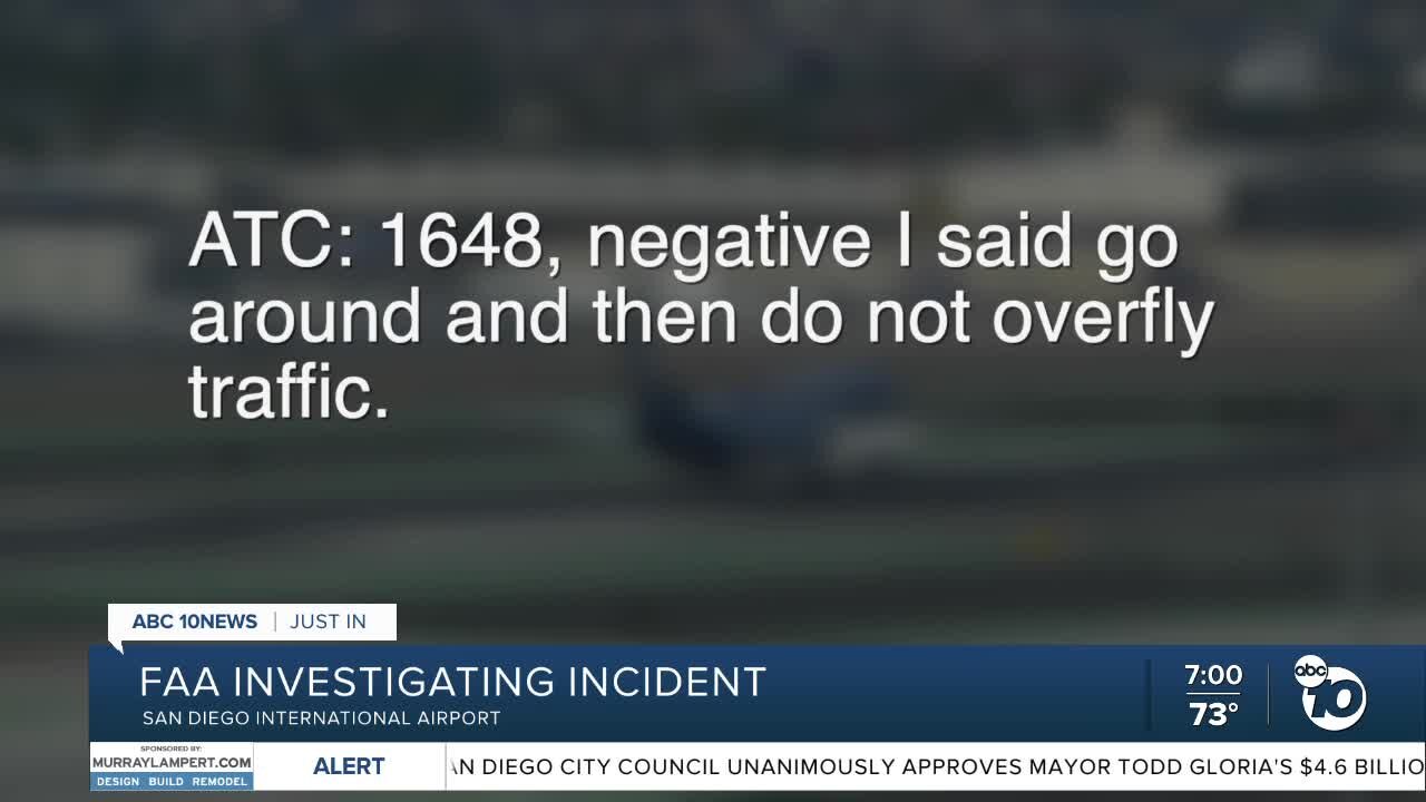 FAA investigating San Diego airport incident after recording captures confusion between pilot, air traffic controller