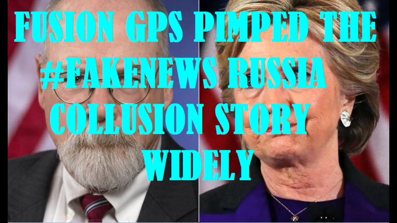 FUSION GPS PIMPED THE #FAKENEWS RUSSIA COLLUSION STORY WIDELY