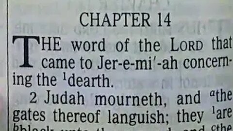 Jeremiah: Chapters 14-17