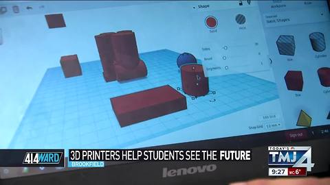 414ward: 3D printers help students see the future