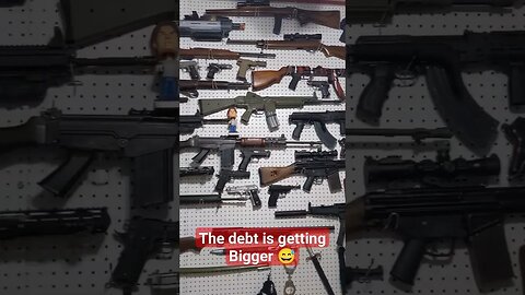 The debt is getting bigger! 😅