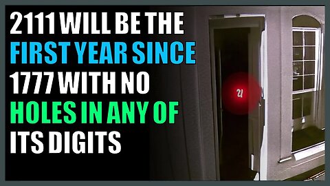 2111 will be the first year since 1777 with no holes in any of its digits
