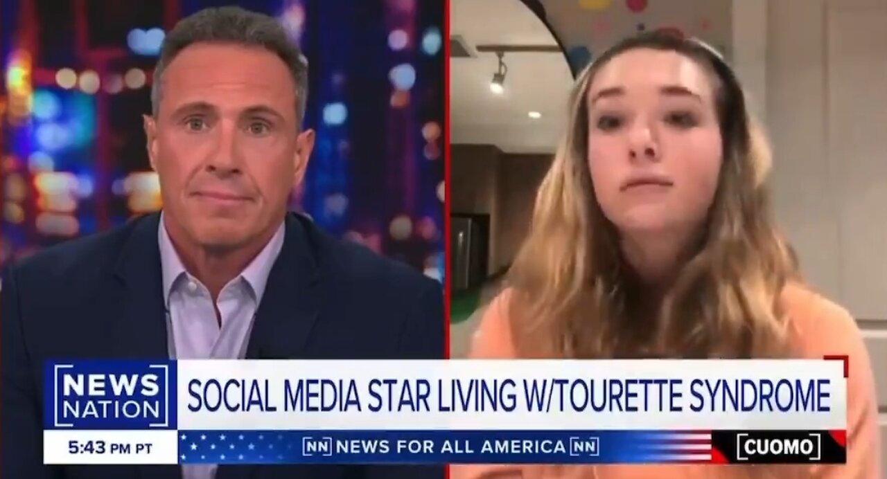 Social Media Star With Tourette's Curses Off Chris Cuomo