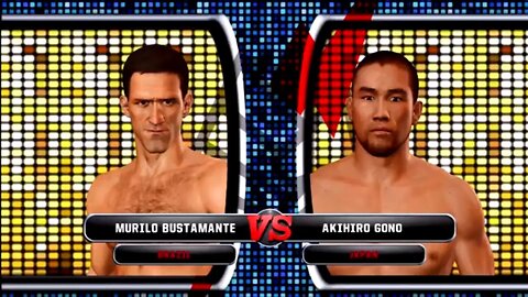 UFC Undisputed 3 Gameplay Akihiro Gono vs Murilo Bustamante (Pride)