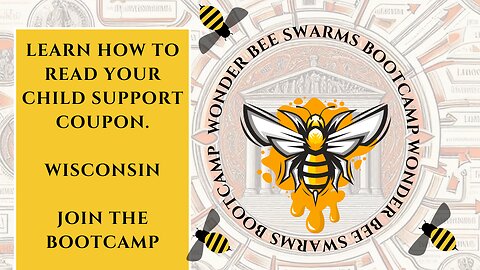 LEARN TO READ AND PAY YOUR CHILD SUPPORT COUPON WISCONSIN. DON'T DETACH THE COUPON. JOIN THE BOOTCAMP.