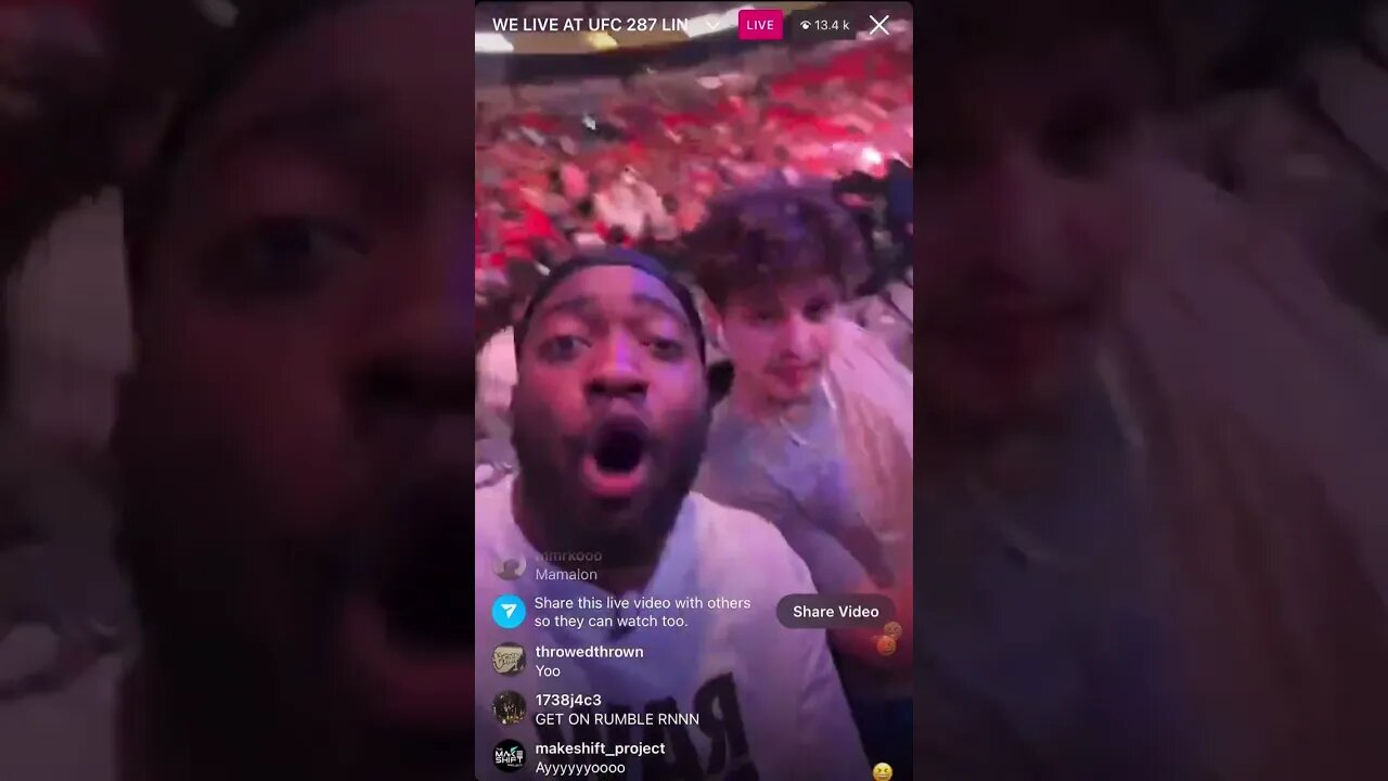 [JiDion Instagram VOD] WE LIVE AT UFC 287 LINK IN BIO