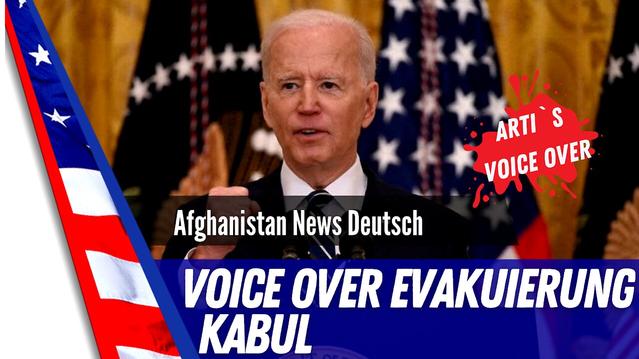 Biden zur Situation in Kabul und der Evakuierung von U.S Bürgern.