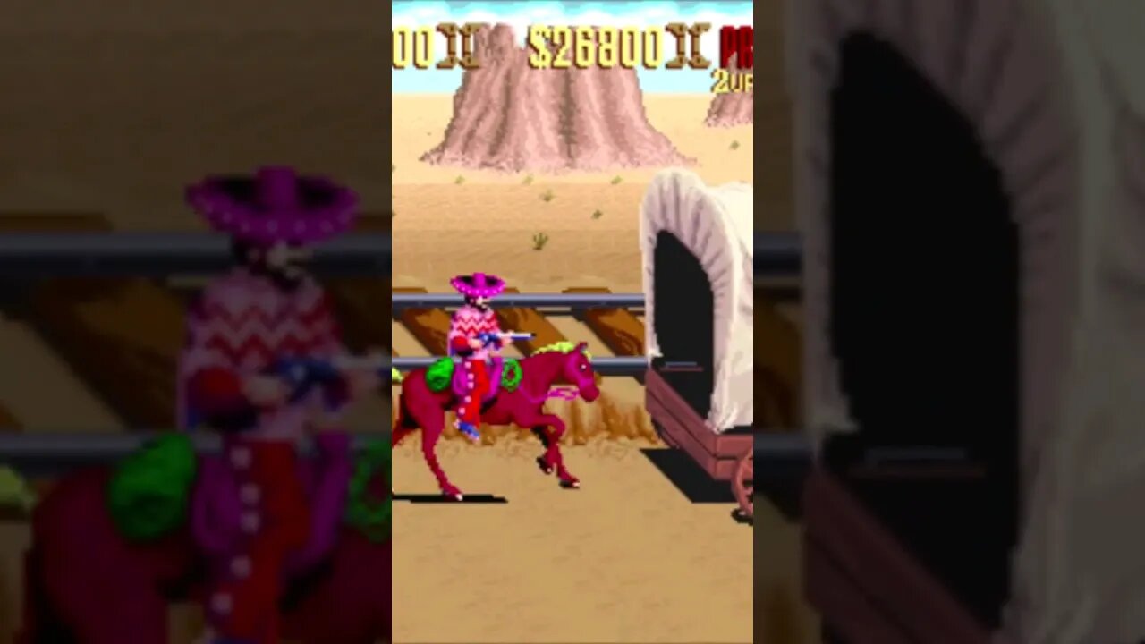 Sunset Riders #videogame #youtube #youtubeshorts #gamer #gaming #dreamcast #game #megadrive #psx