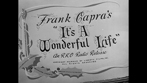 It's A Wonderful Life (1946) B&W Christmas Drama Film