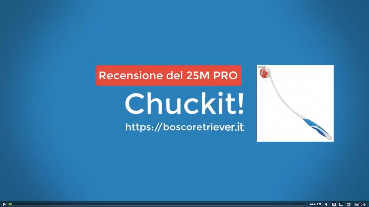 Chuckit! 25M Pro recensione