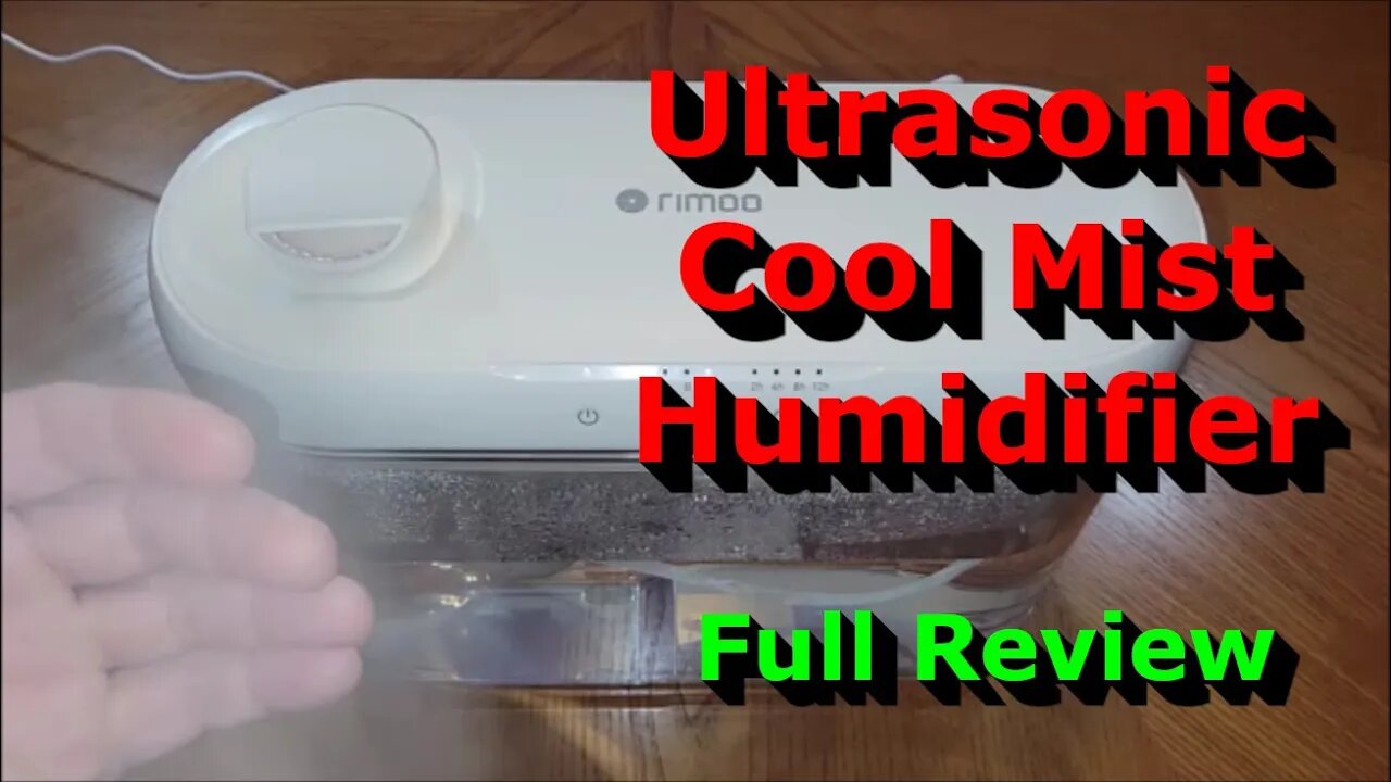 Ultrasonic Cool Mist Humidifier - Full Review - Nice & Quiet