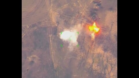 Russian artillery unwinding positions and equipment in the Donetsk direction