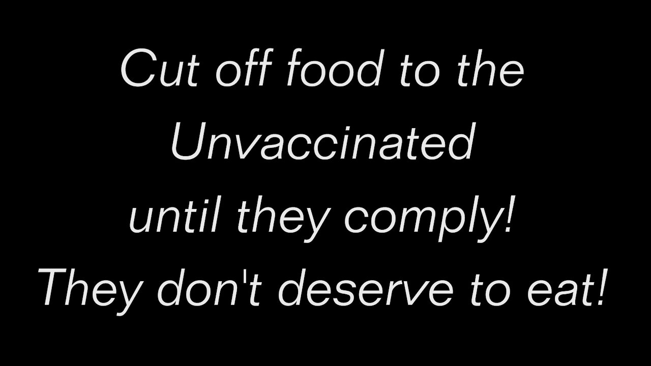 TO THE VACCINATED PEOPLE