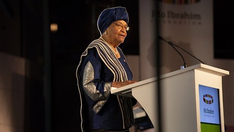 Ex-Liberian President Dedicates Award To Women's Empowerment