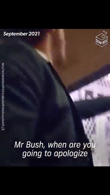 Bush Jr will not be able to hide from his roll in 9/11