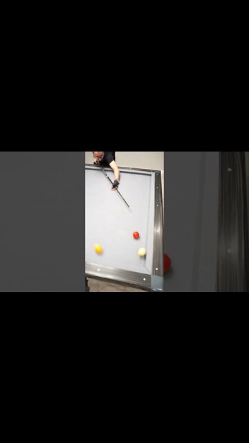 Massive Cue Ball U-Turn! #shorts #8ballpool #billiards
