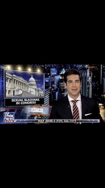 CONGRESSMAN CONFIRMS SEXUAL BLACKMAIL TO CONTROL LEGISLATION