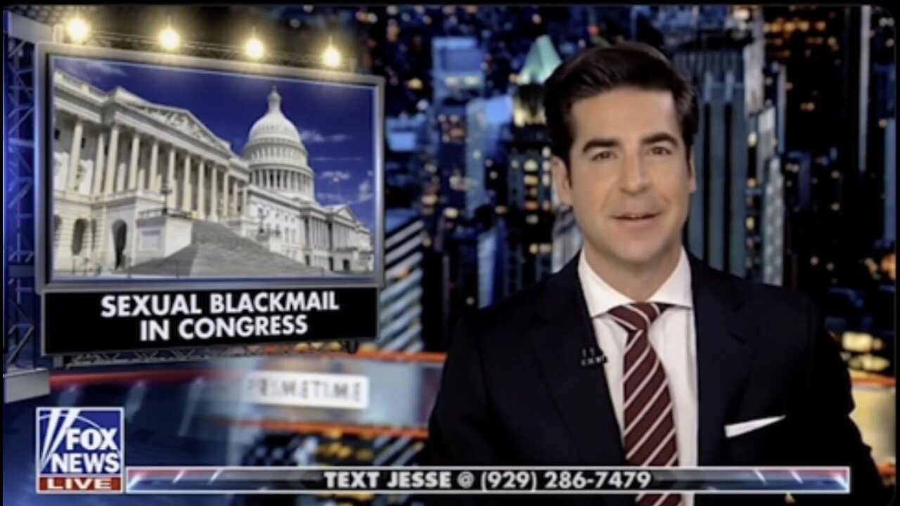CONGRESSMAN CONFIRMS SEXUAL BLACKMAIL TO CONTROL LEGISLATION