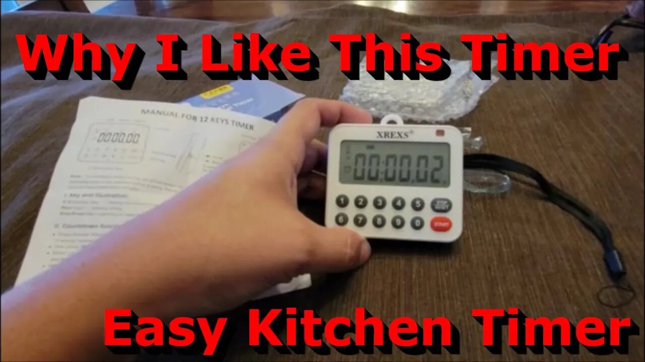 Why I Like This Easy Kitchen Timer - Super Simple Timer For Anything