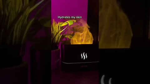 Flame fire humidifier #gadget