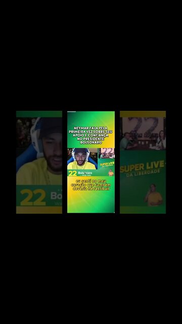 Neymar fala pela primeira vez como estabeleceu a confiança no nosso mito #bolsonaro #neymar
