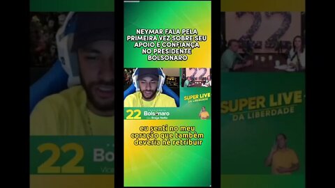 Neymar fala pela primeira vez como estabeleceu a confiança no nosso mito #bolsonaro #neymar