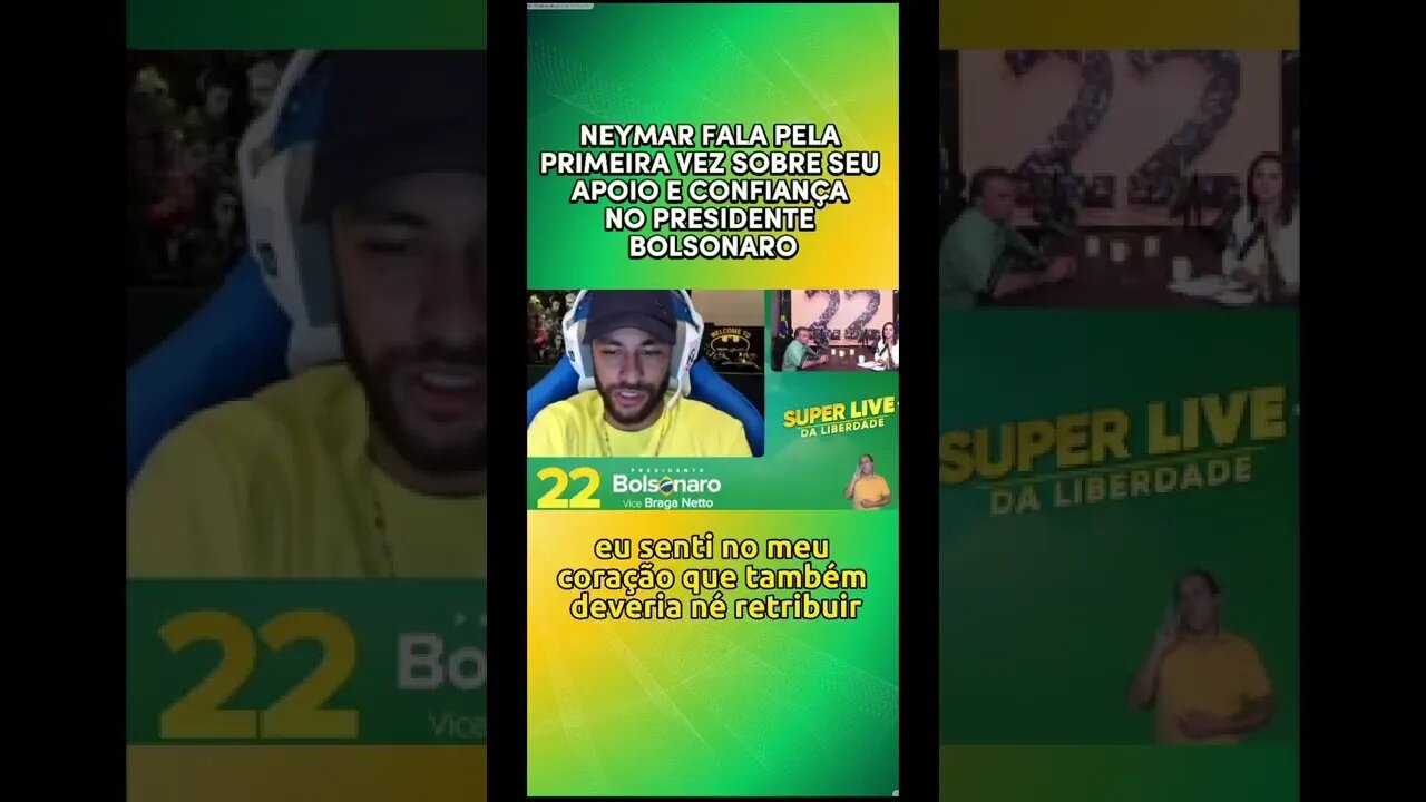 Neymar fala pela primeira vez como estabeleceu a confiança no nosso mito #bolsonaro #neymar