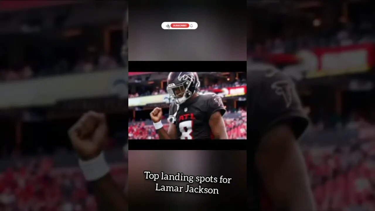 Top Landing Spots for Lamar Jackson. #nfl #commanders #falcons #nyjets