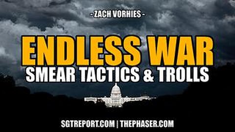 ENDLESS ZIONIST WARS, SMEAR TACTICS &amp; TROLLS -- Zach Vorhies