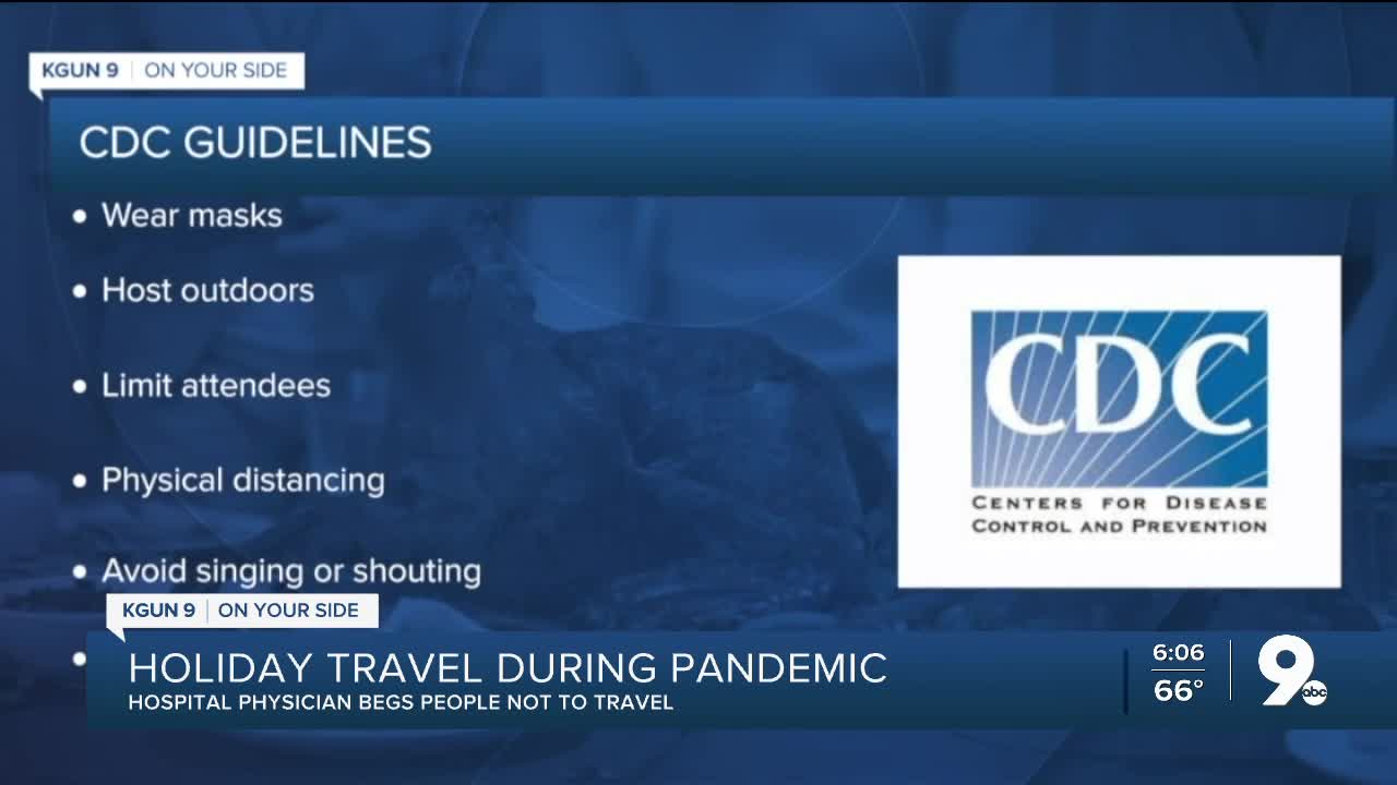 Holiday travel in a pandemic