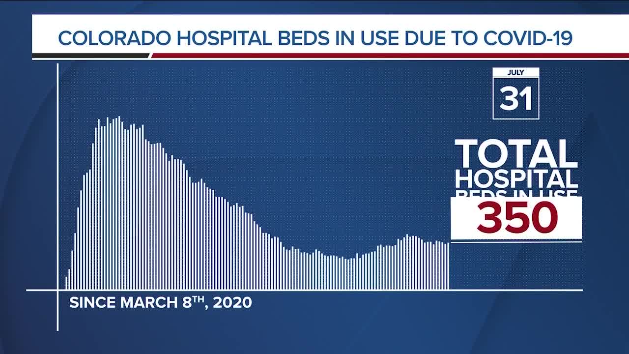 GRAPH: COVID-19 hospital beds in use as of July 31, 2020