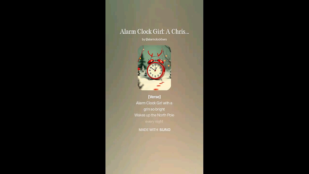 Alarm Clock Girl: A Christmas Wonderland