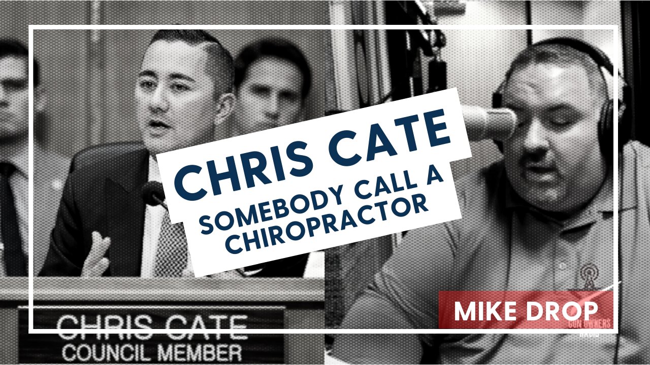 MIKE DROP: Chris Cate - Somebody Call a Chiropractor