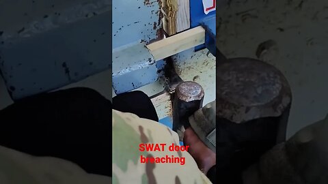 SWAT Door breaching, hit and hit