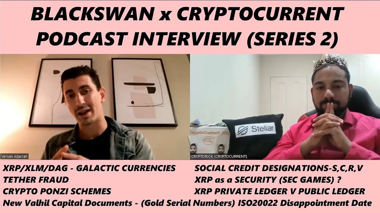 NEW INTERVIEW with BLACK SWAN CAPITALIST Versan Al Jarrah (NEW PODCAST TALK SERIES 2).