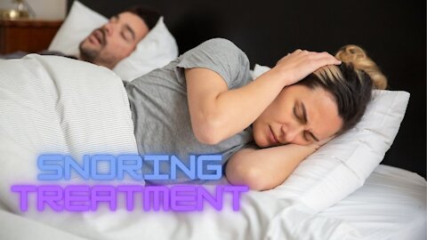 Treatment for snoring with sound