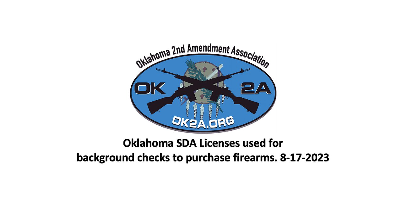 OK2A Handgun License used for firearm purchases in Oklahoma