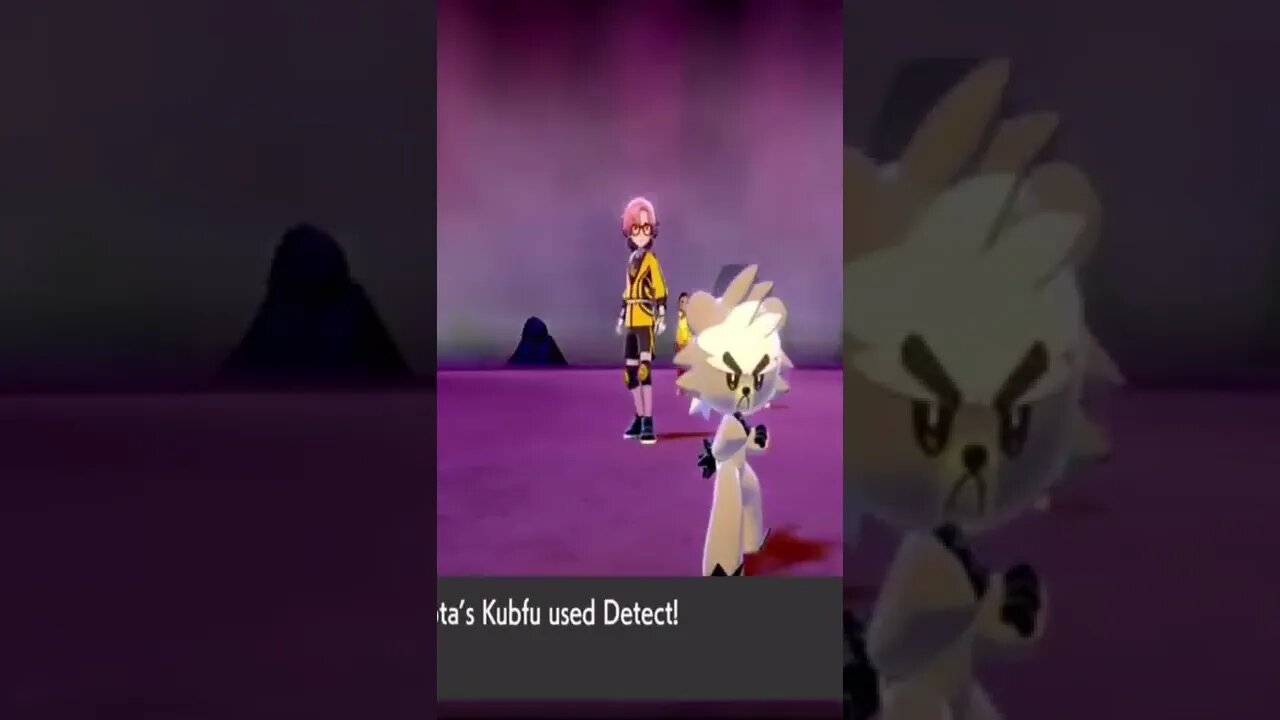 Pokémon Sword - Kubfu Used Detect!