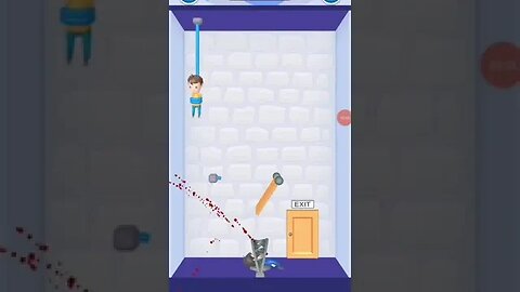 rescue cut rope puzzle 😎 #shorts