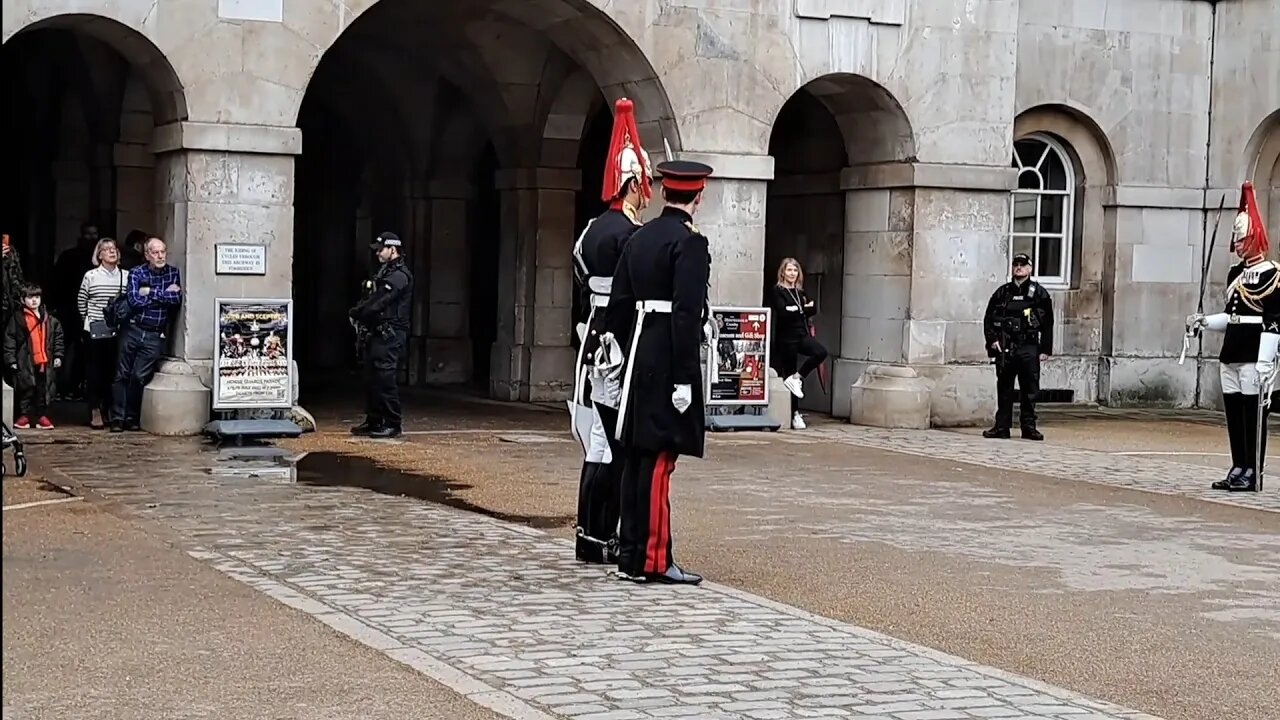 Colonal tells new guard you standing in the wrong place 4oclock inspection #horseguardsparade