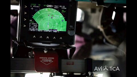 On-board instrumentation of an Ilyushin Il-76MD transport aircraft of the Belarusian Air Force