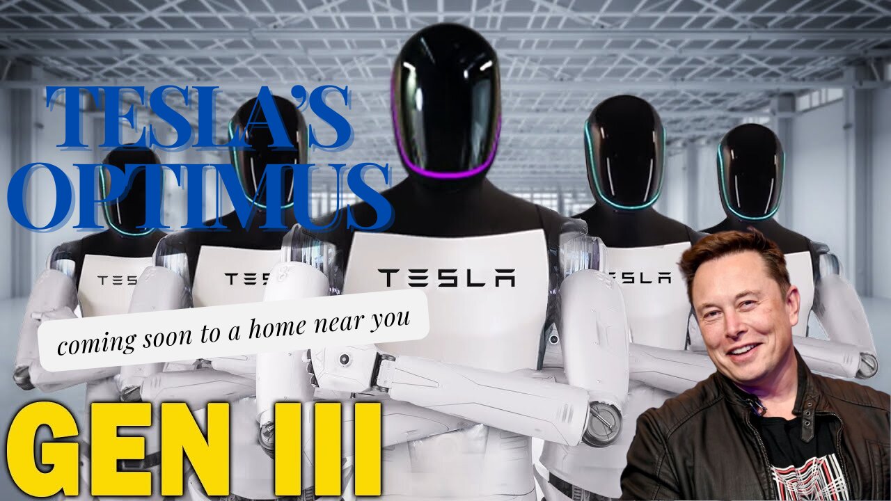 Tesla's Optimus Gen III Robot - out of the Factory and into your home!!