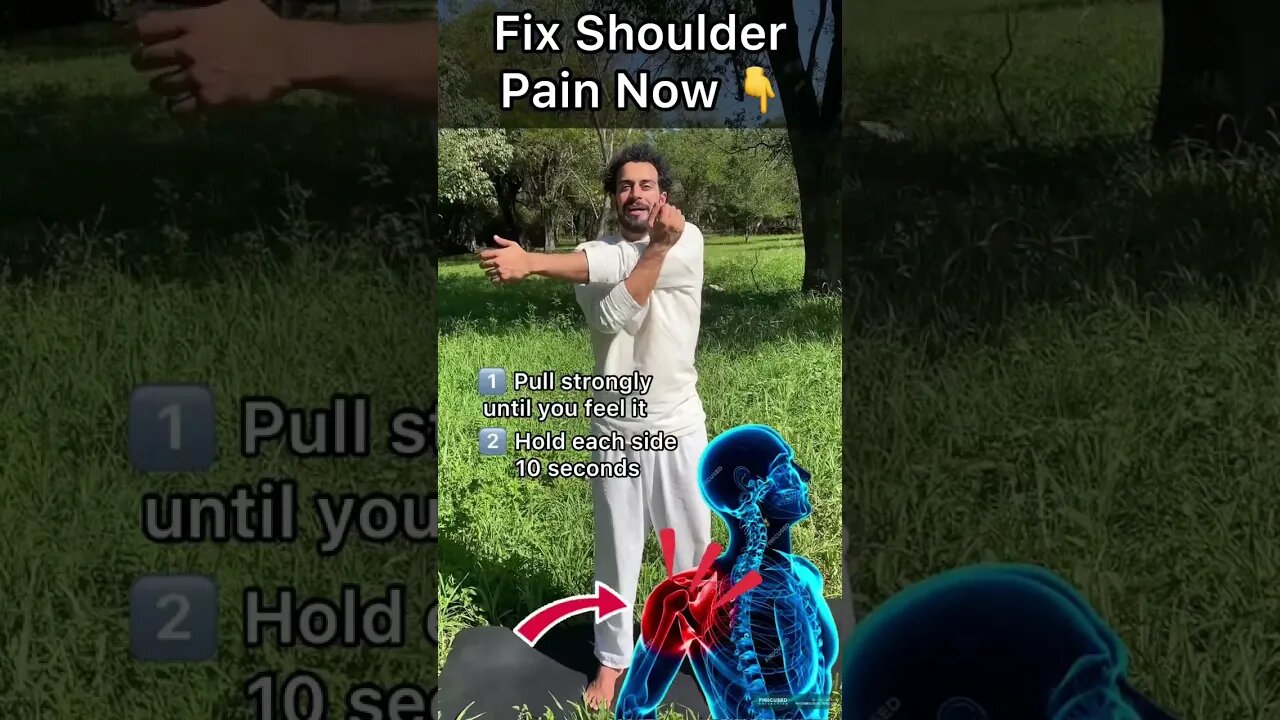 Fix Shoulder Pain Now (Beginner Exercise)