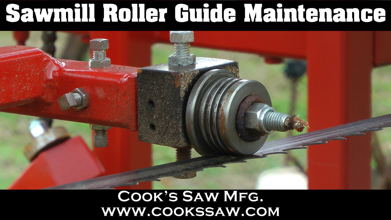 Portable Sawmill Roller Guide Maintenance