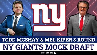 Todd McShay & Mel Kiper Mock Draft: 3 Round Giants Mock Draft | NY Giants Rumors